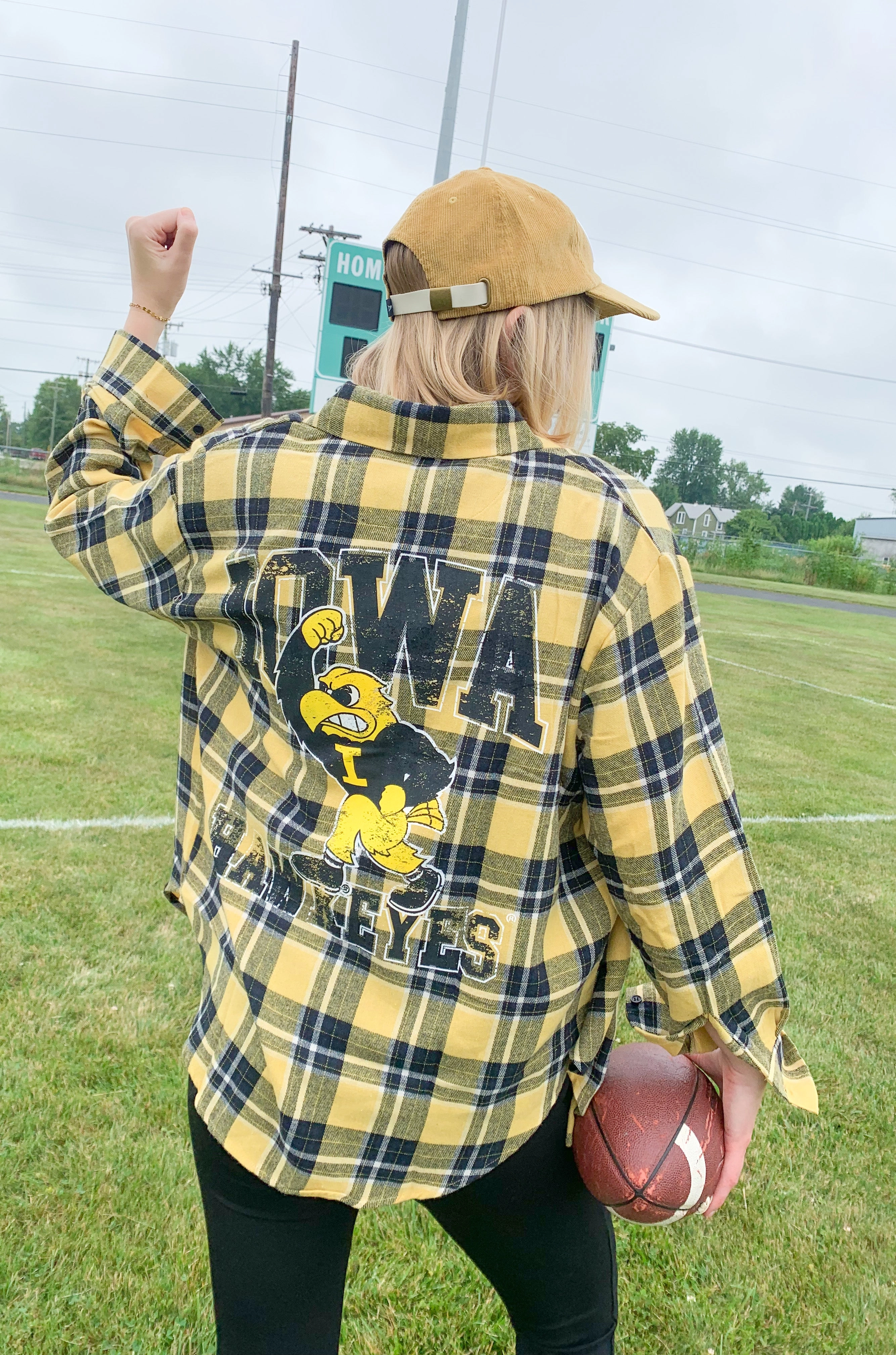 University of Iowa Mascot Oversized Plaid