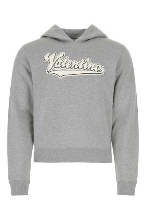 Valentino	Logo Detailed Long-Sleeved Hoodie