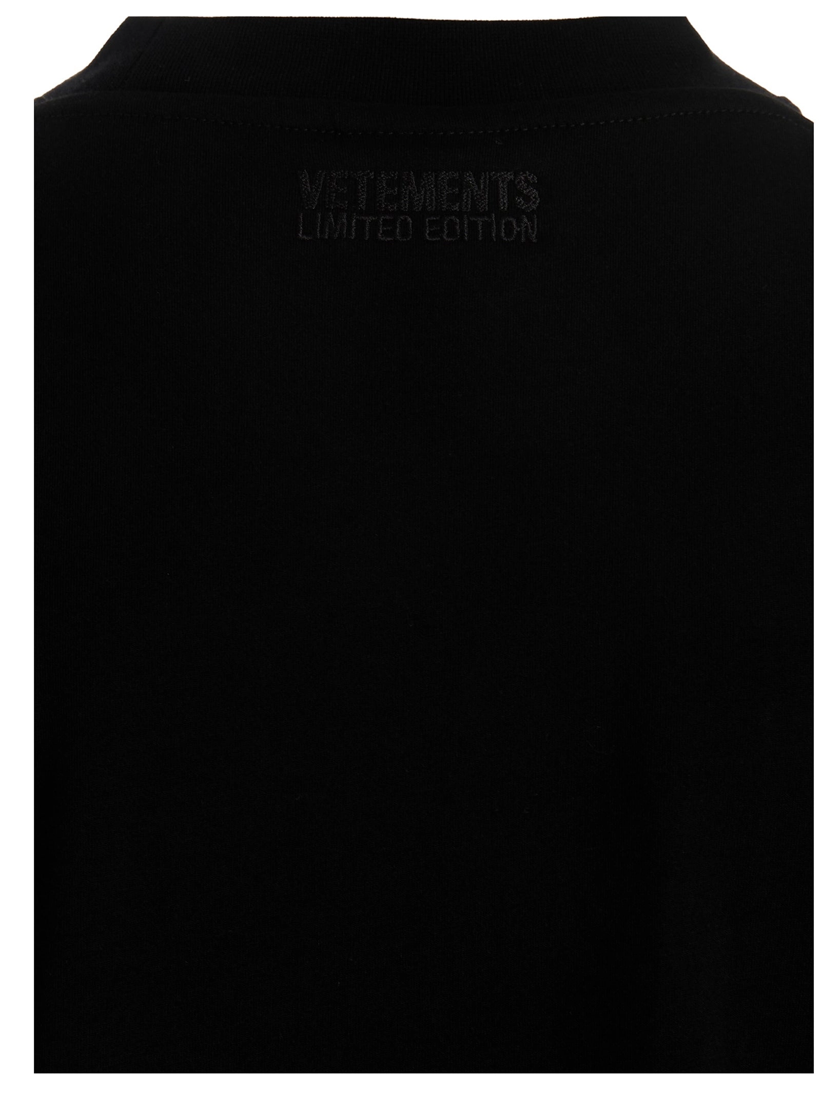Vetements Slogan Printed Crewneck T-Shirt