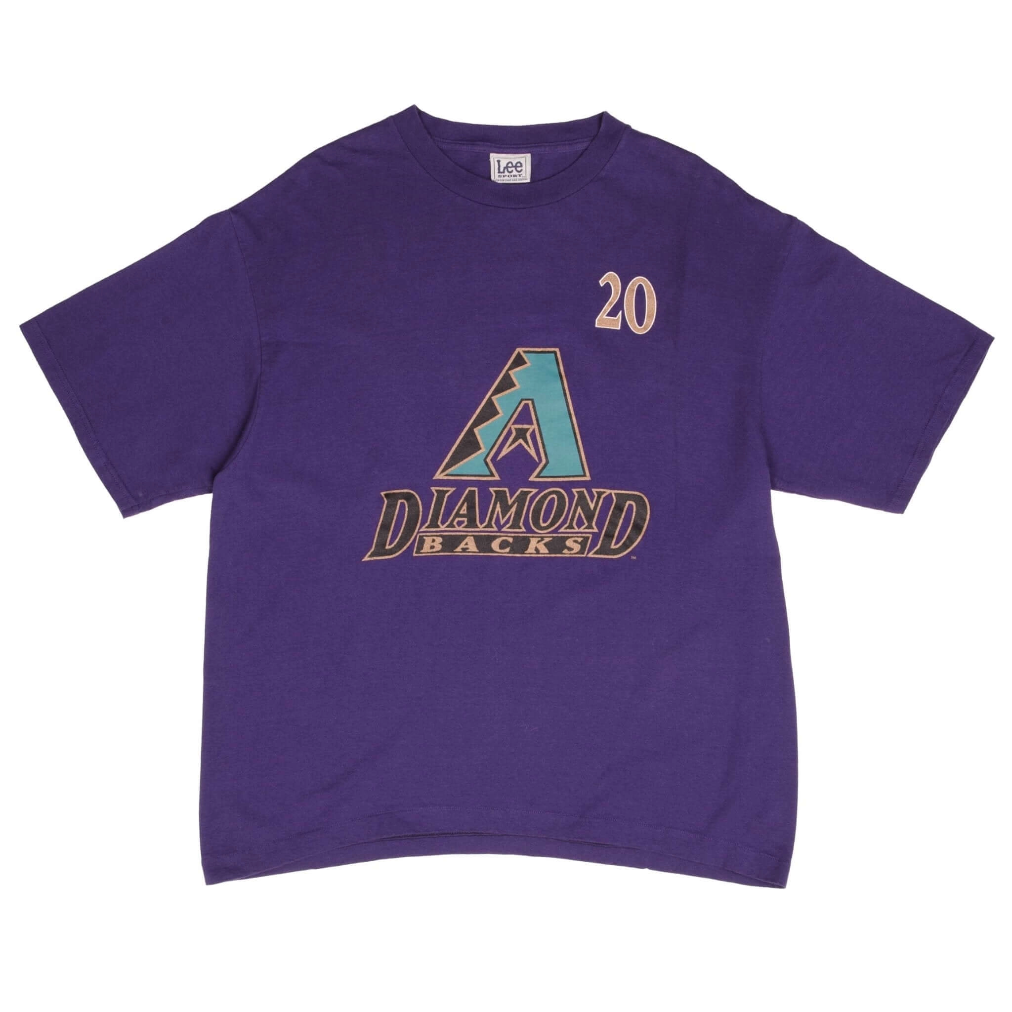 VINTAGE MLB ARIZONA DIAMONDBACKS LUIS GONZALEZ #20 2000 TEE SHIRT SIZE XL