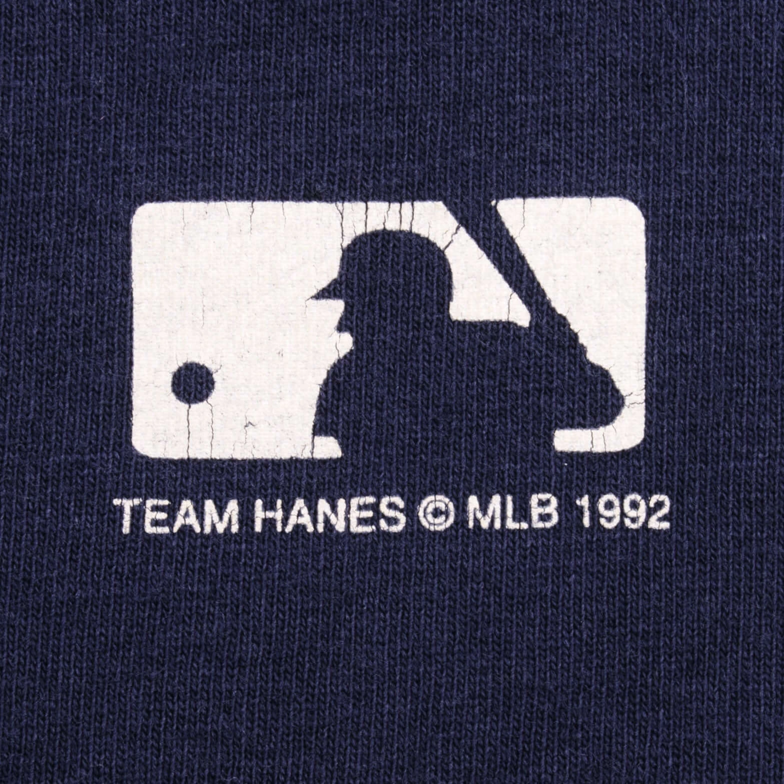 VINTAGE MLB ATLANTA BRAVES 1992 TEE SHIRT SIZE LARGE MADE IN USA