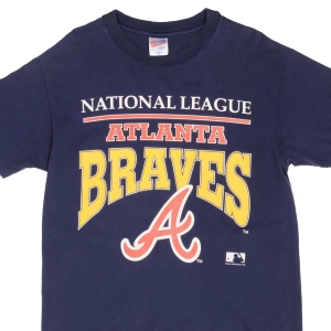 VINTAGE MLB ATLANTA BRAVES 1992 TEE SHIRT SIZE LARGE MADE IN USA