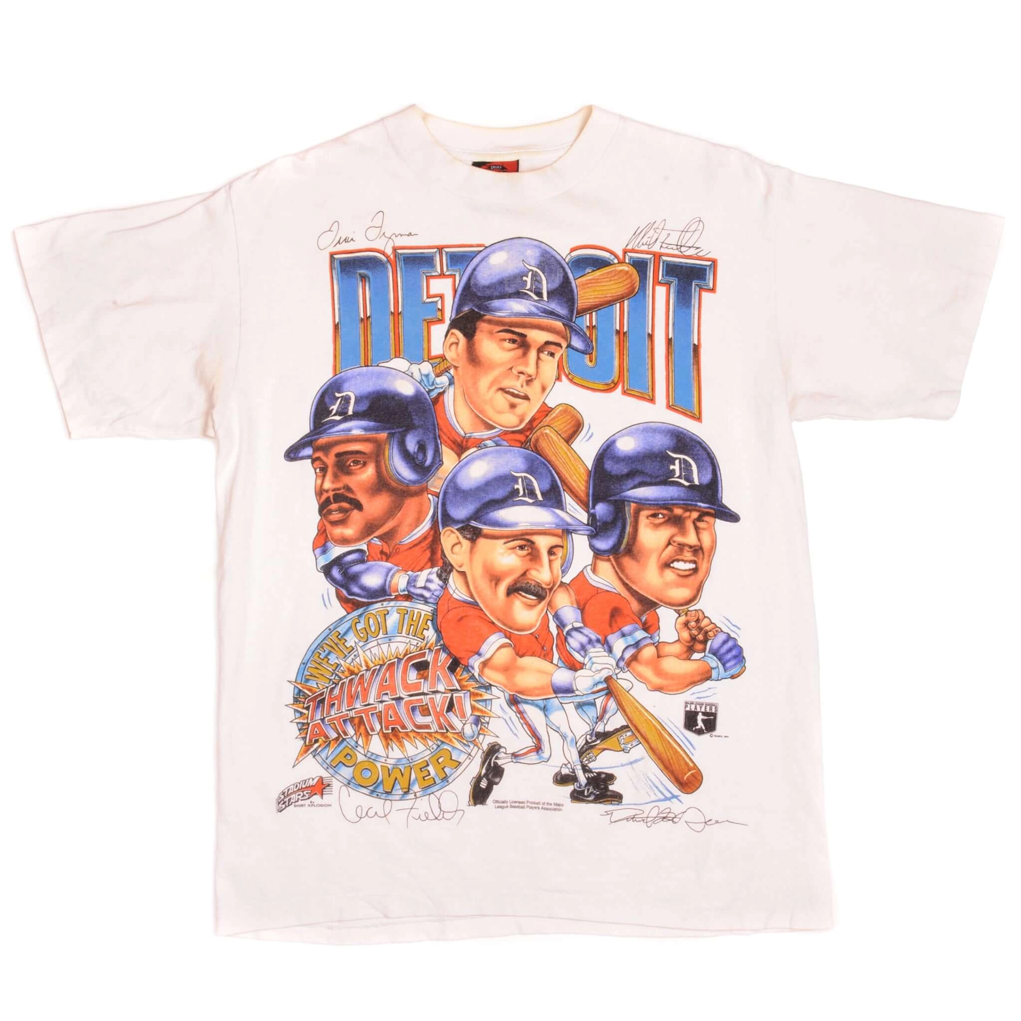 VINTAGE MLB DETROIT TIGERS TEE SHIRT 1990s SIZE LARGE MADE IN USA
