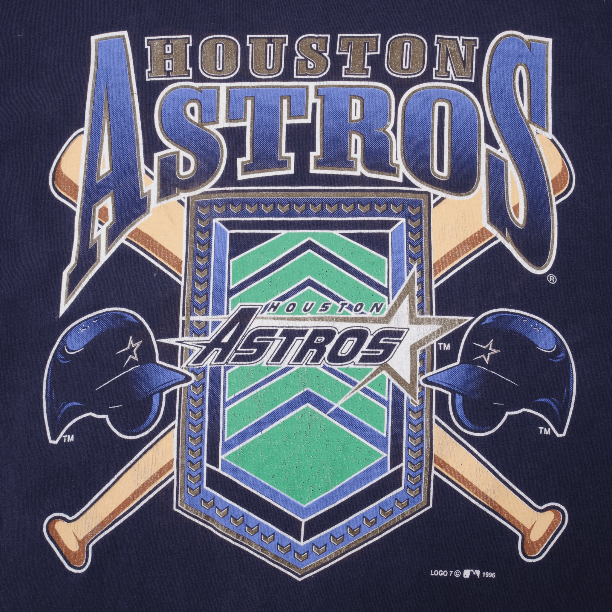 VINTAGE MLB HOUSTON ASTROS TEE SHIRT 1996 SIZE LARGE