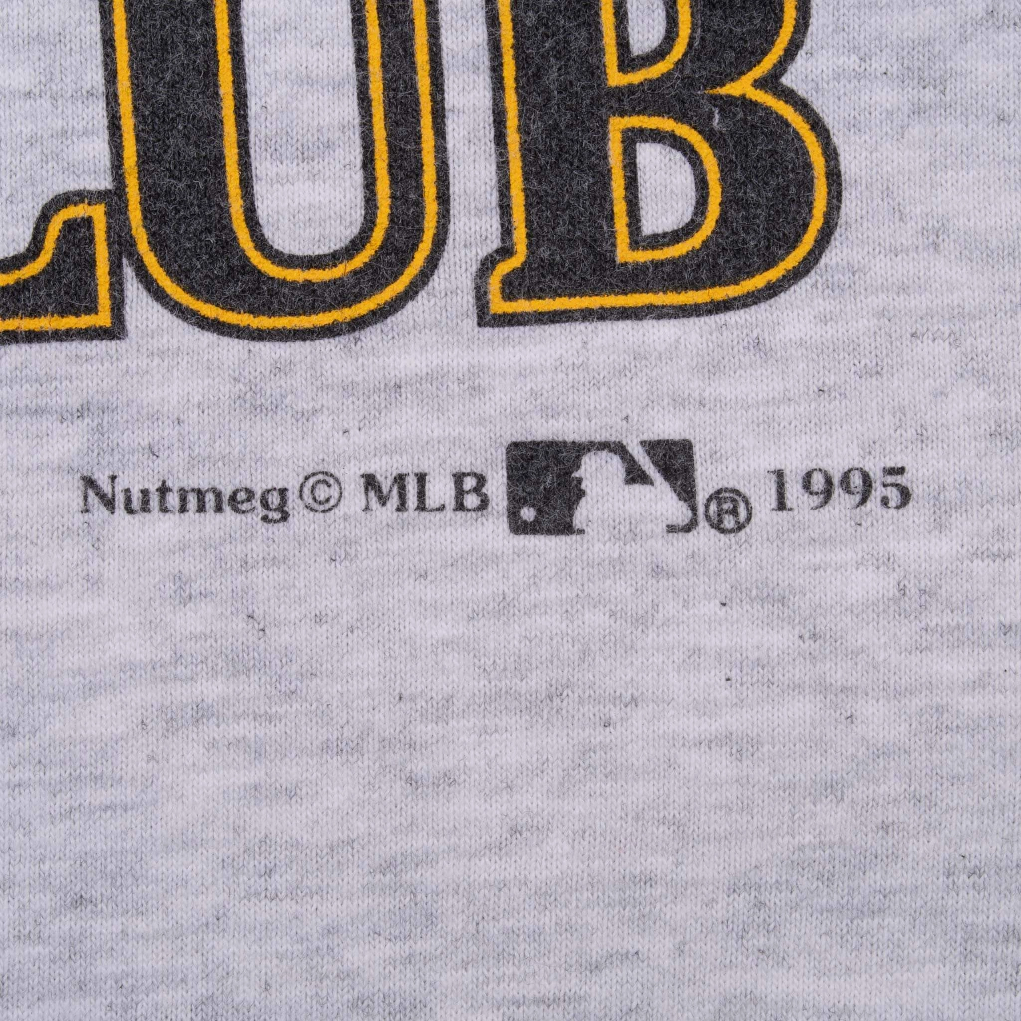 VINTAGE MLB PITTSBURGH PIRATES GREY TEE SHIRT 1993 MEDIUM MADE IN USA