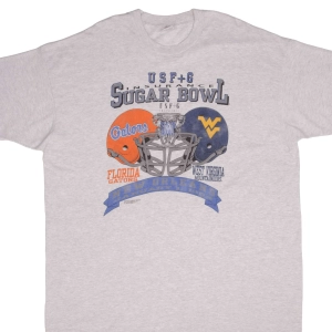 VINTAGE NCAA FLORIDA GATORS VS WV MOUNTAINEERS TEE SHIRT 1994 3XL MADE IN USA