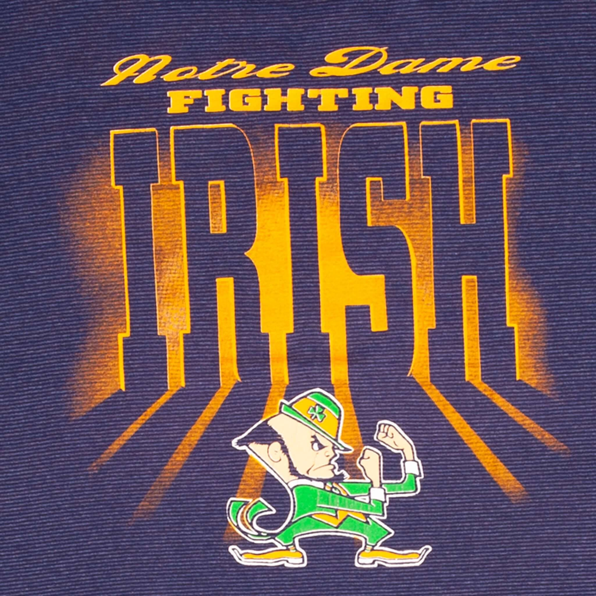 VINTAGE NCAA NOTRE DAME FIGHTING IRISH 1990S TEE SHIRT SIZE XL MADE IN USA