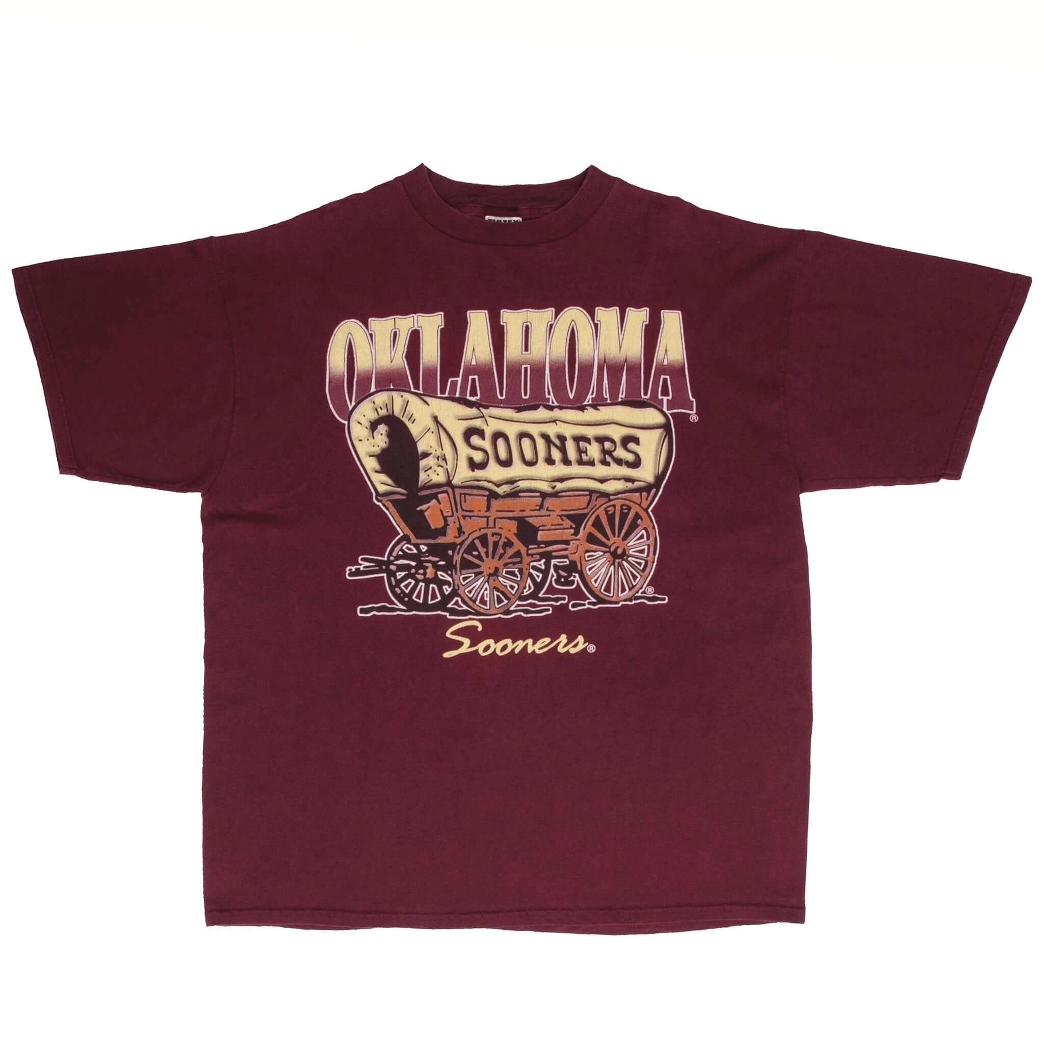 VINTAGE NCAA OKLAHOMA UNIVERSITY SOONERS 1990S TEE SHIRT SIZE 2XL