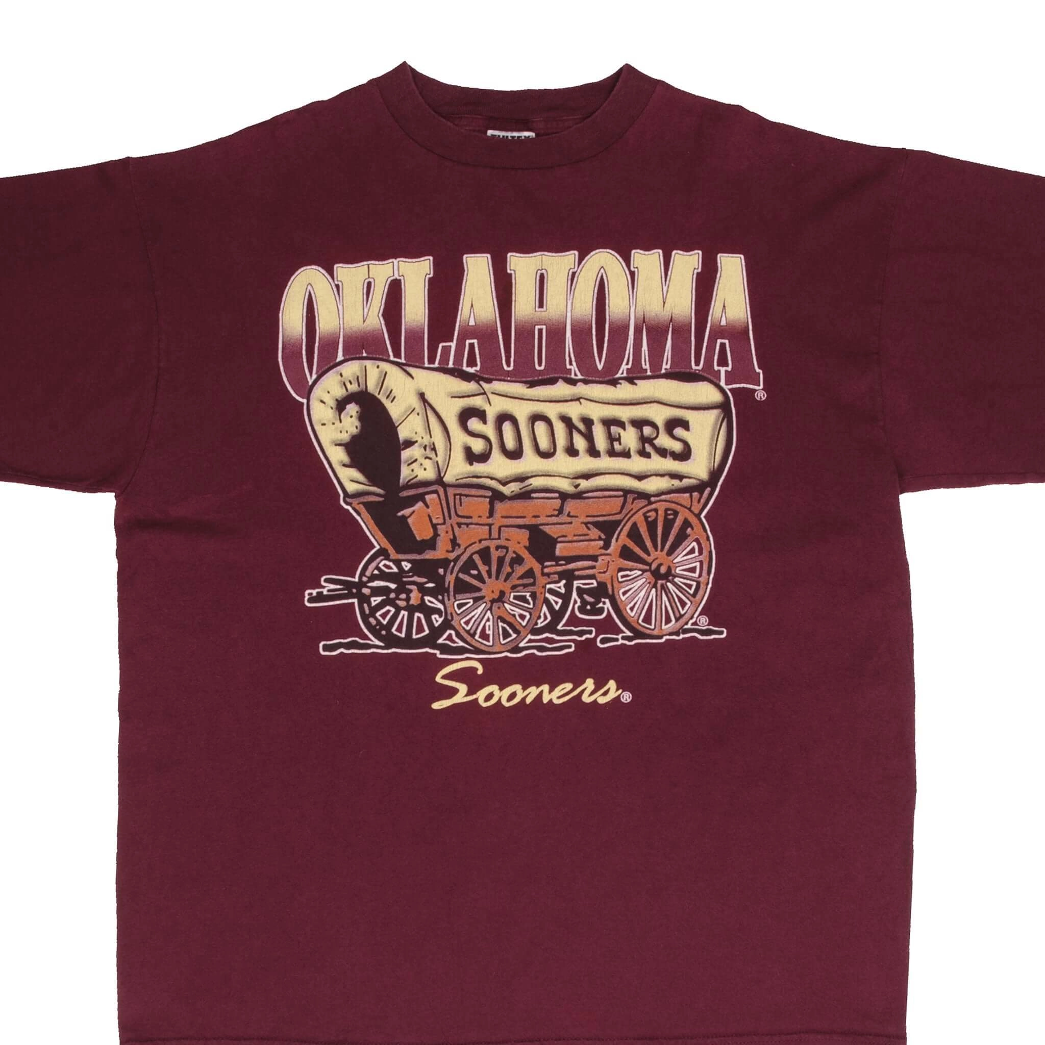 VINTAGE NCAA OKLAHOMA UNIVERSITY SOONERS 1990S TEE SHIRT SIZE 2XL
