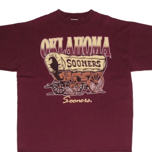 VINTAGE NCAA OKLAHOMA UNIVERSITY SOONERS 1990S TEE SHIRT SIZE 2XL