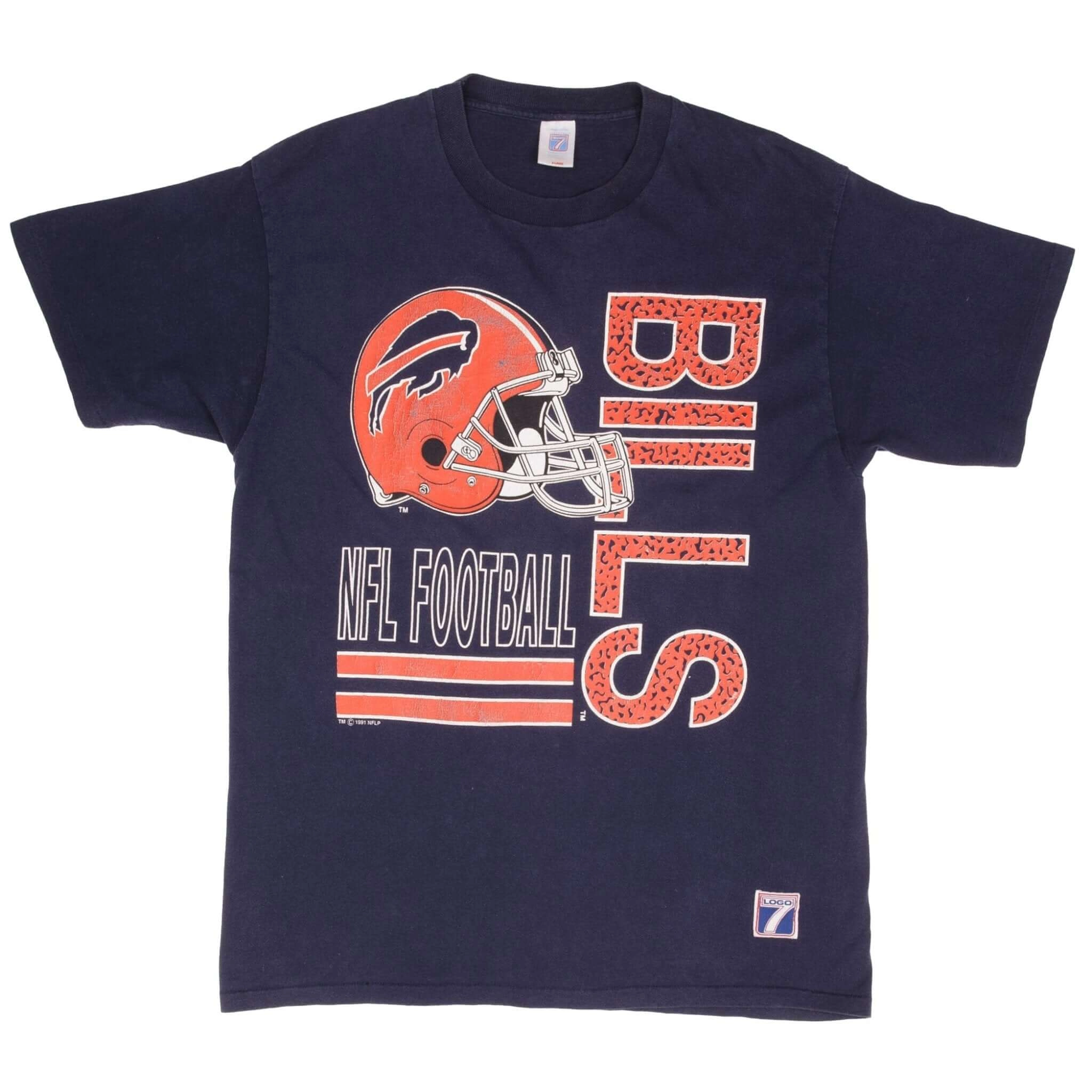 VINTAGE NFL BUFFALO BILLS 1991 TEE SHIRT SIZE LARGE MADE IN USA