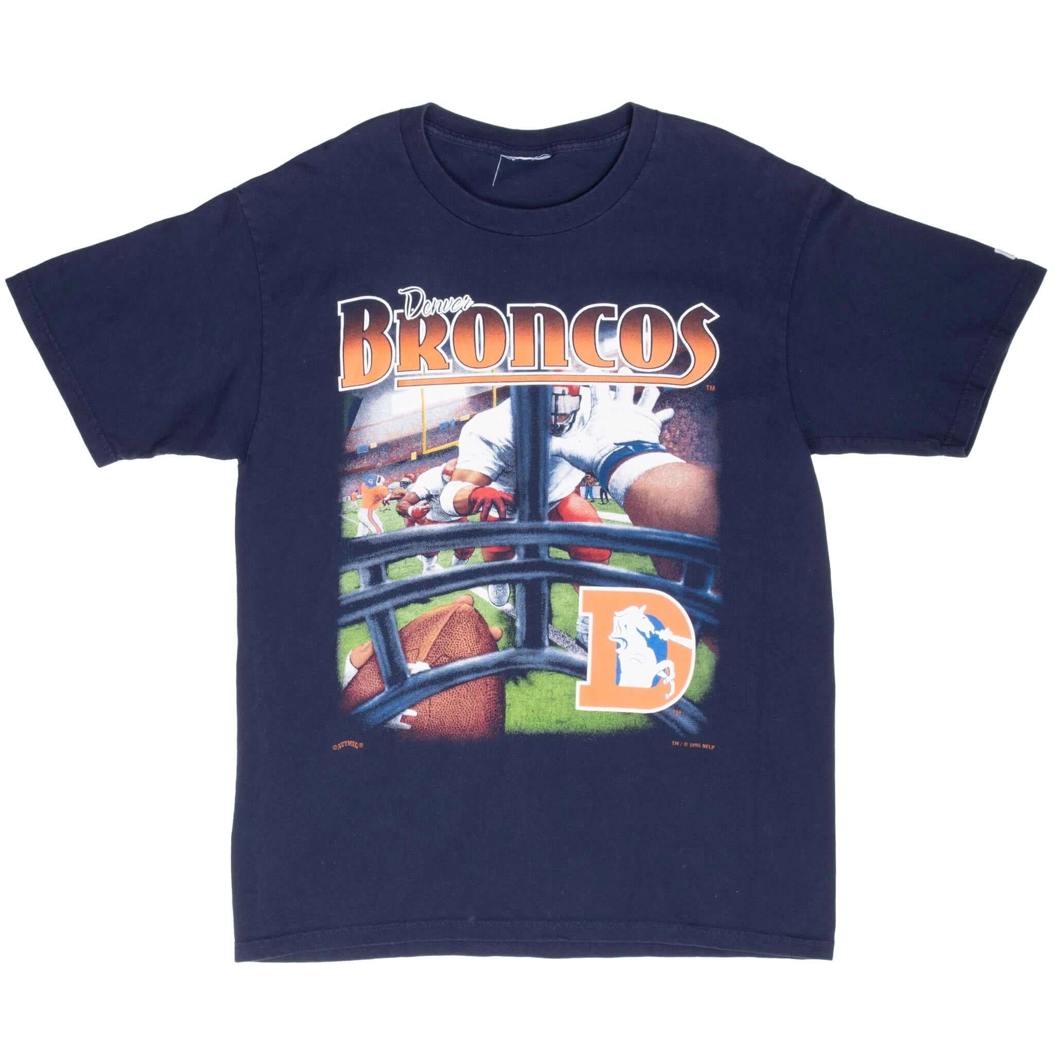 VINTAGE NFL DENVER BRONCOS 1995 TEE SHIRT LARGE