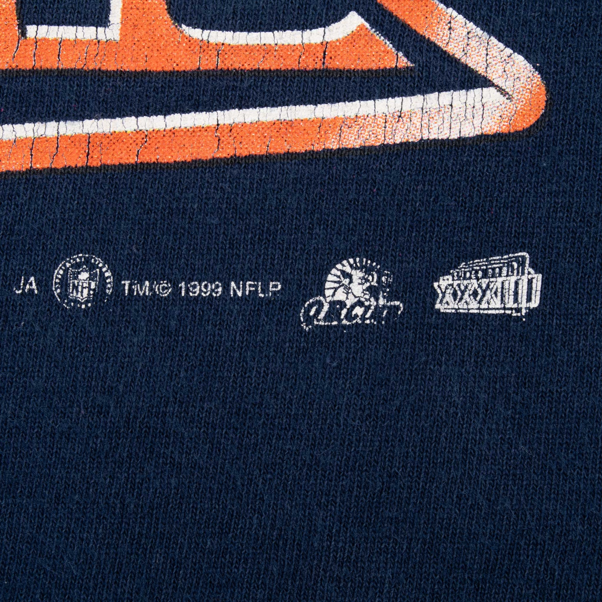 VINTAGE NFL DENVER BRONCOS SUPER BOWL XXXII CHAMPIONS 1998 TEE SHIRT SIZE XL