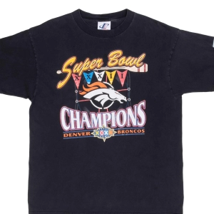 VINTAGE NFL DENVER BRONCOS SUPER BOWL XXXII CHAMPIONS 1998 TEE SHIRT SIZE XL