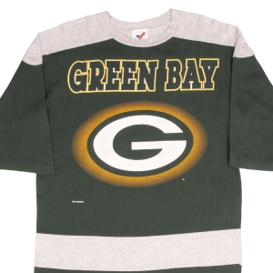 VINTAGE NFL GREEN BAY PACKERS 1993 HALF SLEEVE TEE SHIRT SIZE MEDIUM MADE IN USA