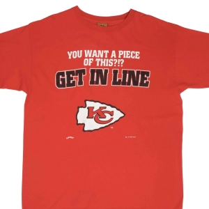 VINTAGE NFL KANSAS CITY CHIEFS 1994 TEE SHIRT SIZE XL MADE IN USA