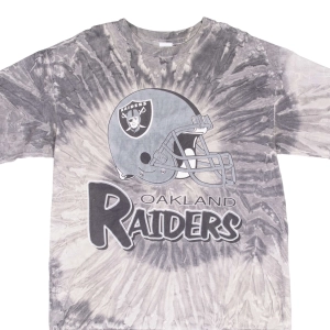 VINTAGE NFL OAKLAND RAIDERS 1990S TIE DYE TEE SHIRT XL