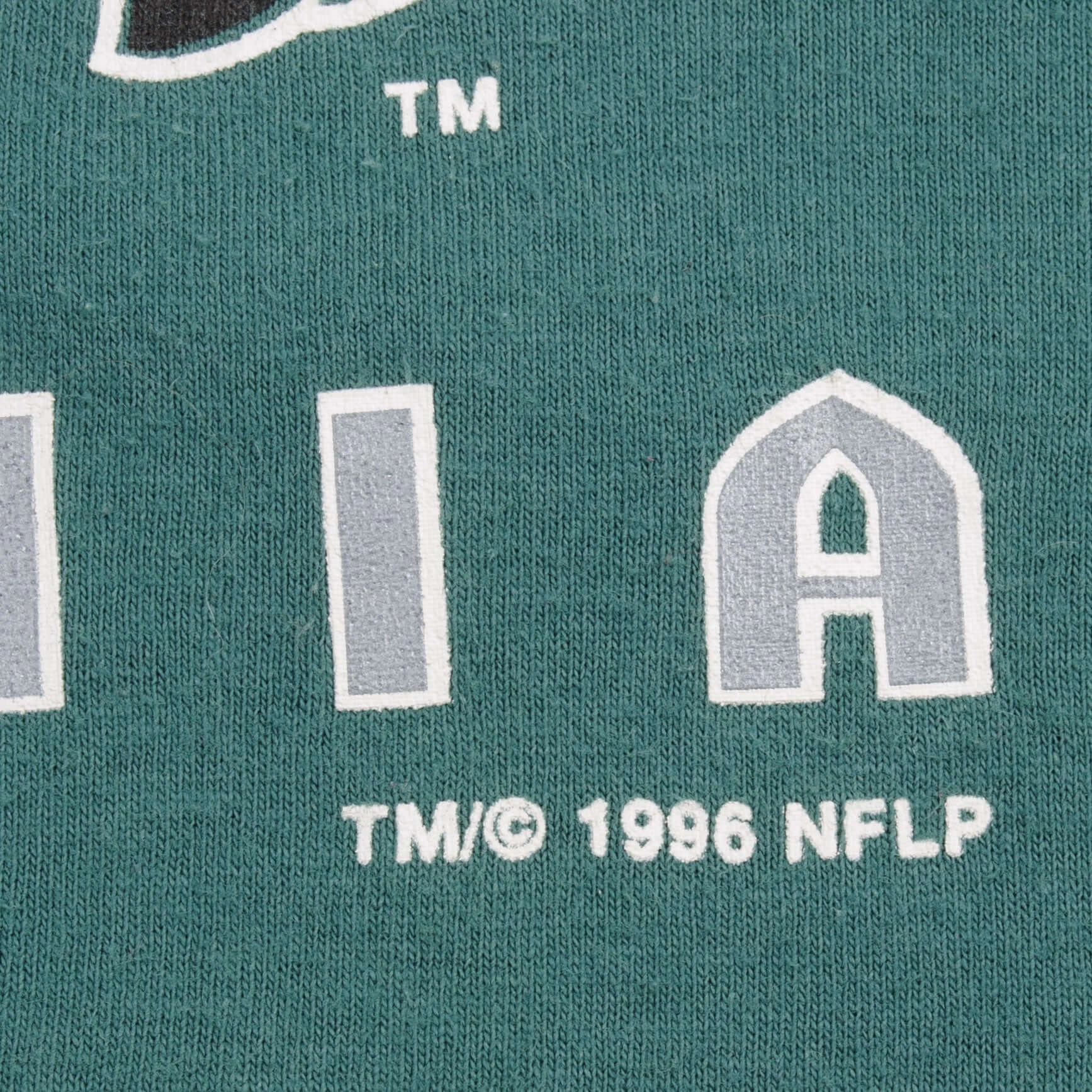 VINTAGE NFL PHILADELPHIA EAGLES 1996 TEE SHIRT SIZE XL MADE IN USA