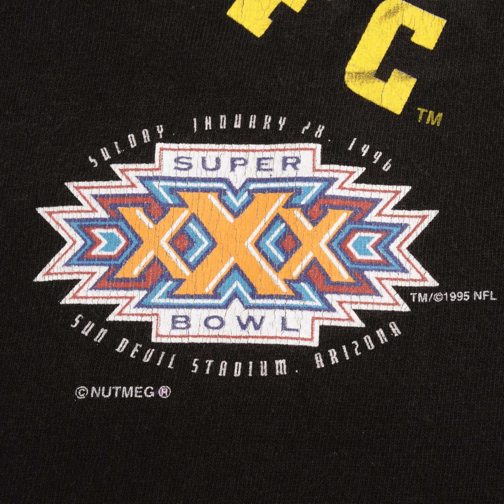 VINTAGE NFL PITTSBURGH STEELERS AFC CHAMPIONS 1995 TEE SHIRT SIZE XL MADE IN USA