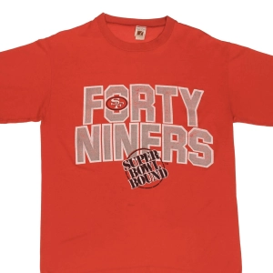 VINTAGE NFL SAN FRANCISCO 49ERS SUPER BOWL 1980S TEE SHIRT LARGE MADE IN USA