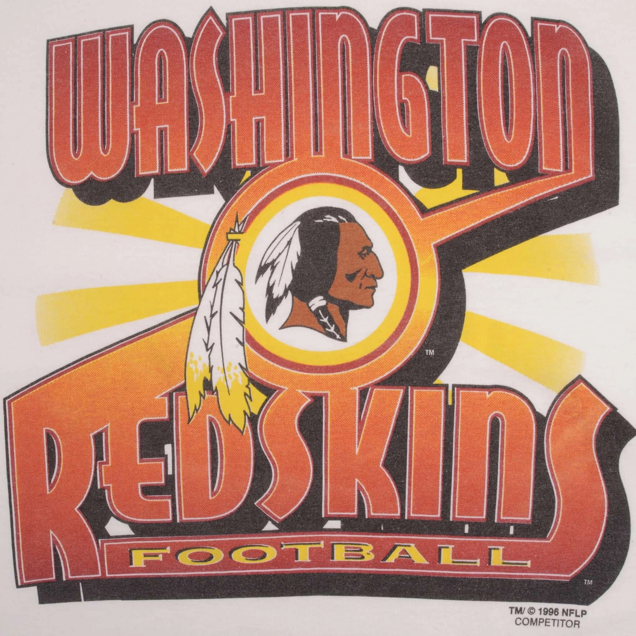 VINTAGE NFL WASHINGTON REDSKINS 1996 TEE SHIRT SIZE XL