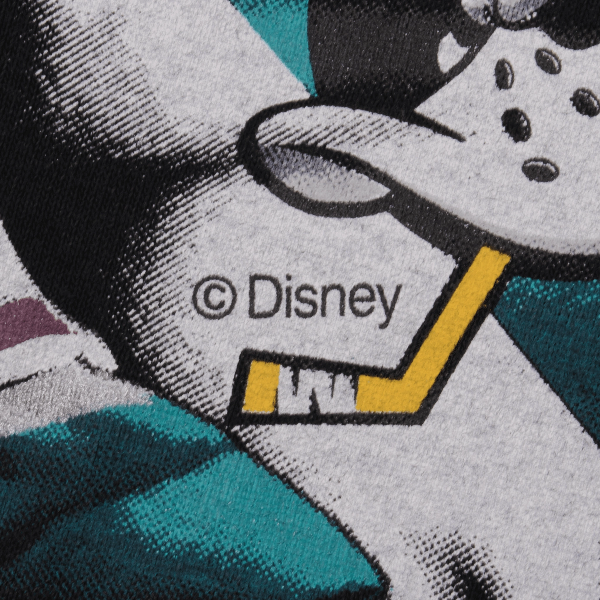VINTAGE NHL ANAHEIM MIGHTY DUCKS DISNEY TEE SHIRT 1990S LARGE MADE USA