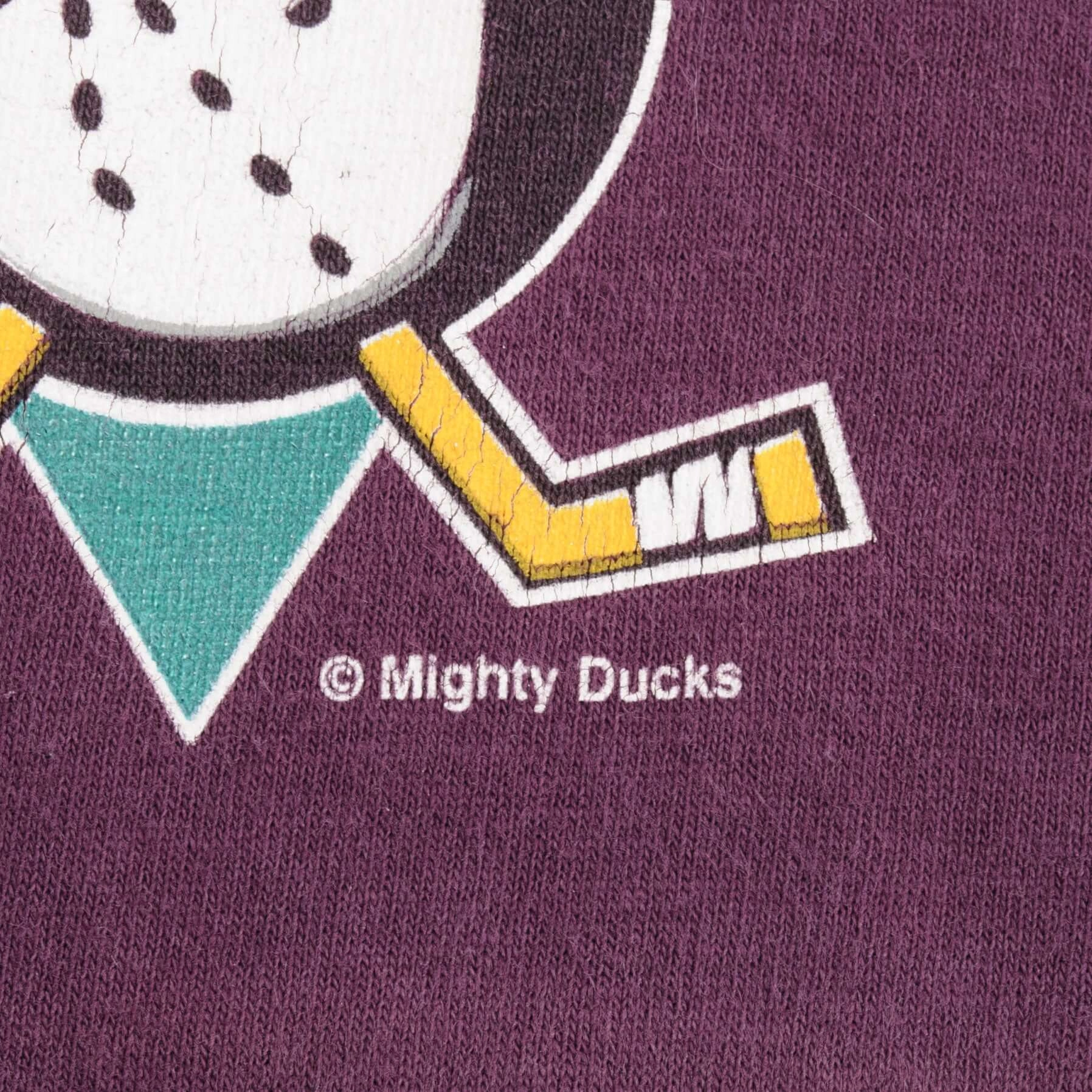 VINTAGE NHL ANAHEIM MIGHTY DUCKS TEE SHIRT 1990S SIZE LARGE MADE IN USA