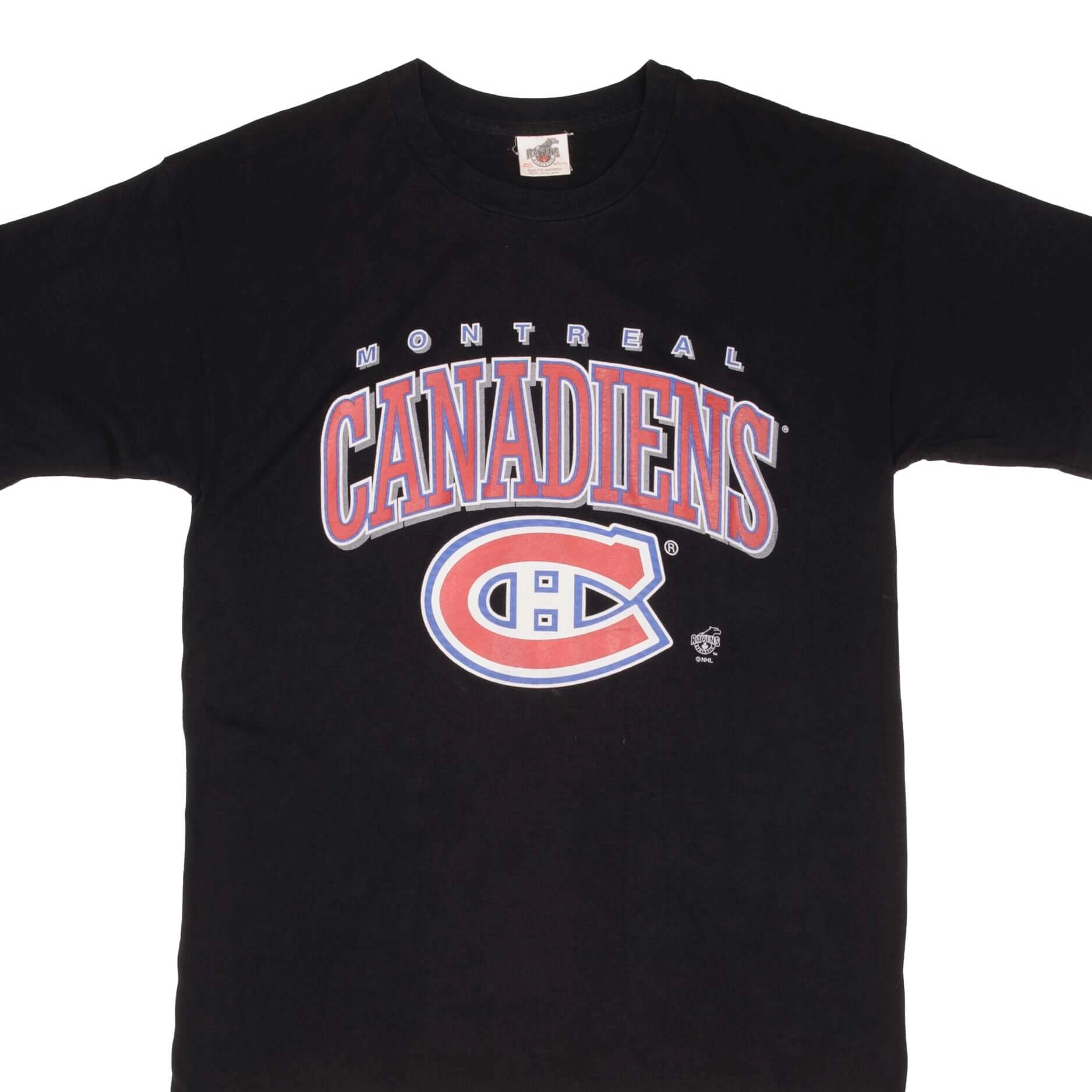 VINTAGE NHL MONTREAL CANADIENS 1990S TEE SHIRT SIZE LARGE