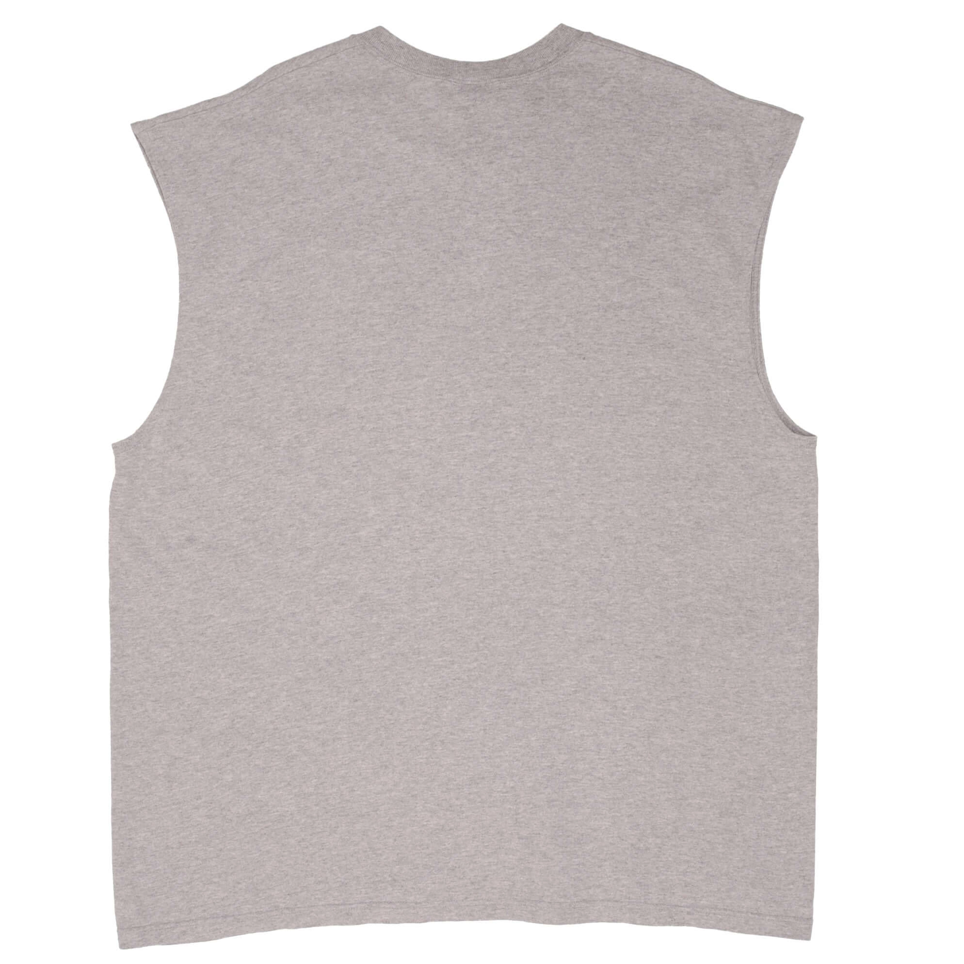 VINTAGE NIKE CLASSIC SWOOSH GRAY TANK TOP TEE SHIRT 1990S SIZE XL MADE IN USA