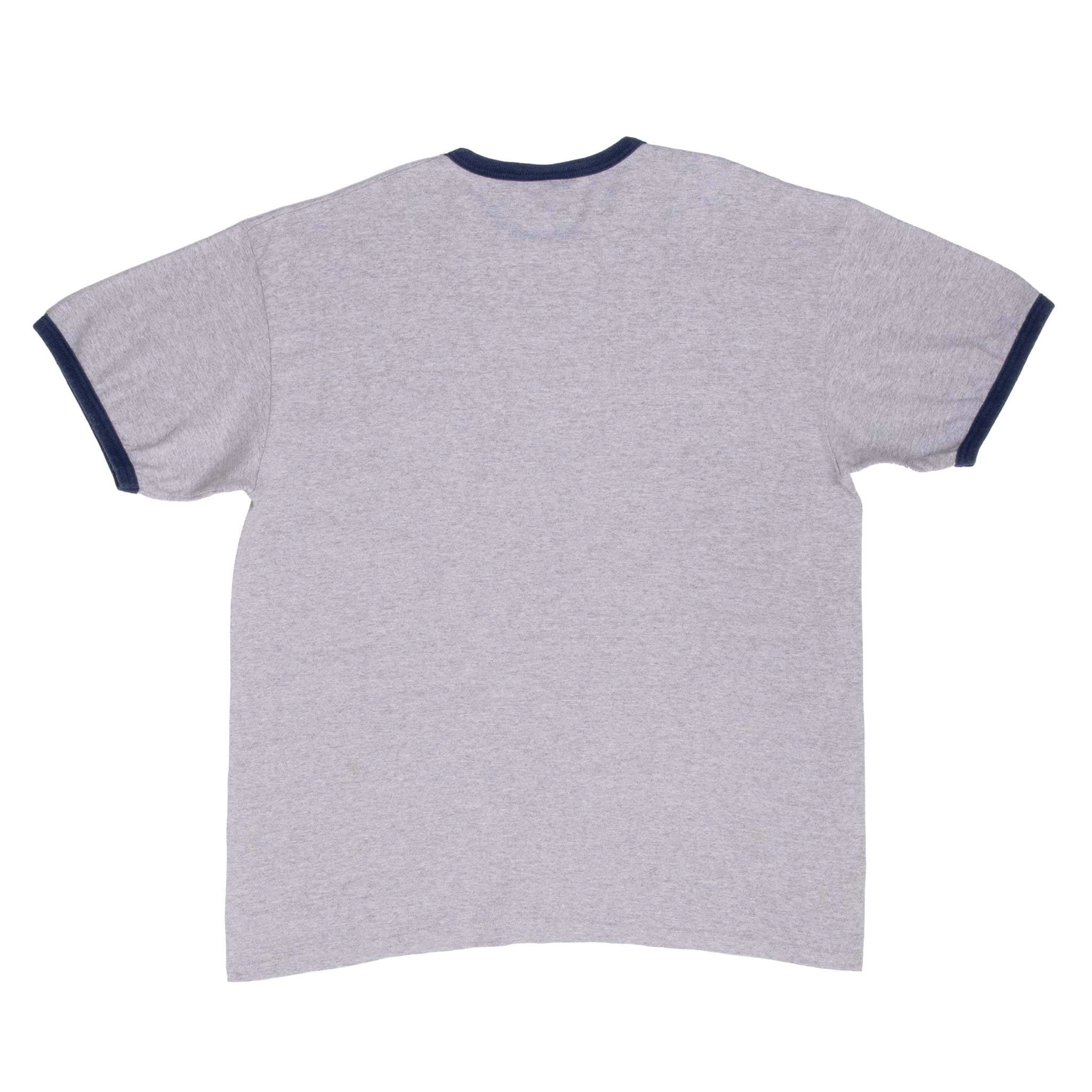VINTAGE NIKE CLASSIC SWOOSH GREY TEE SHIRT 2000S LARGE