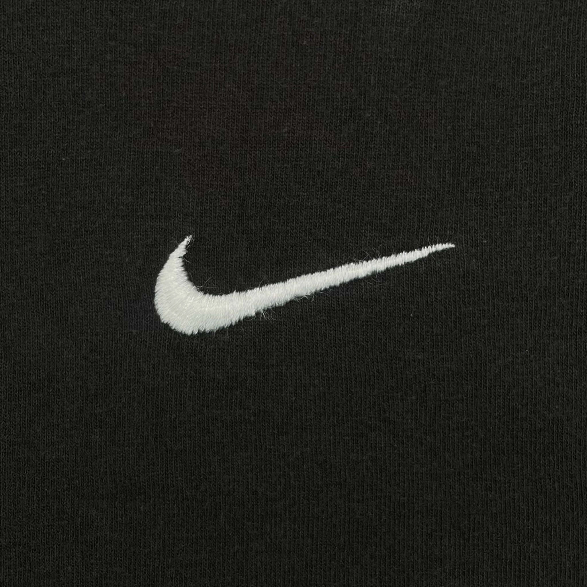VINTAGE NIKE CLASSIC SWOOSH TEE SHIRT 1990S  LARGE MADE IN USA