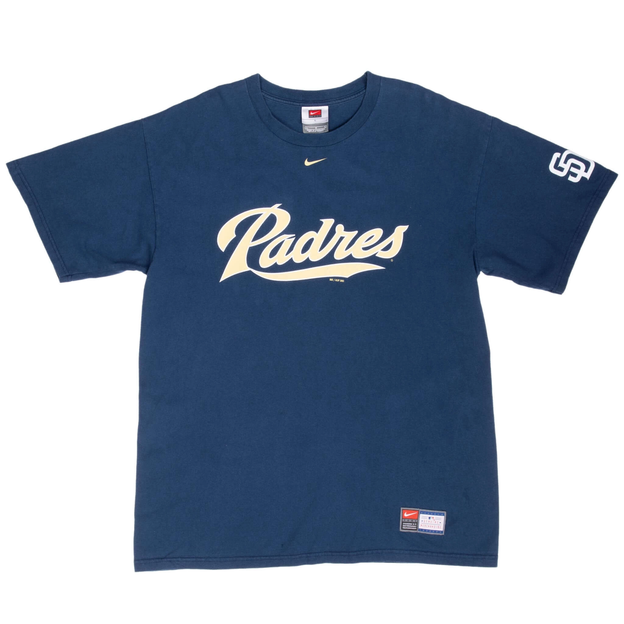 VINTAGE NIKE MLB SAN DIEGO PADRES 2005 TEE SHIRT LARGE