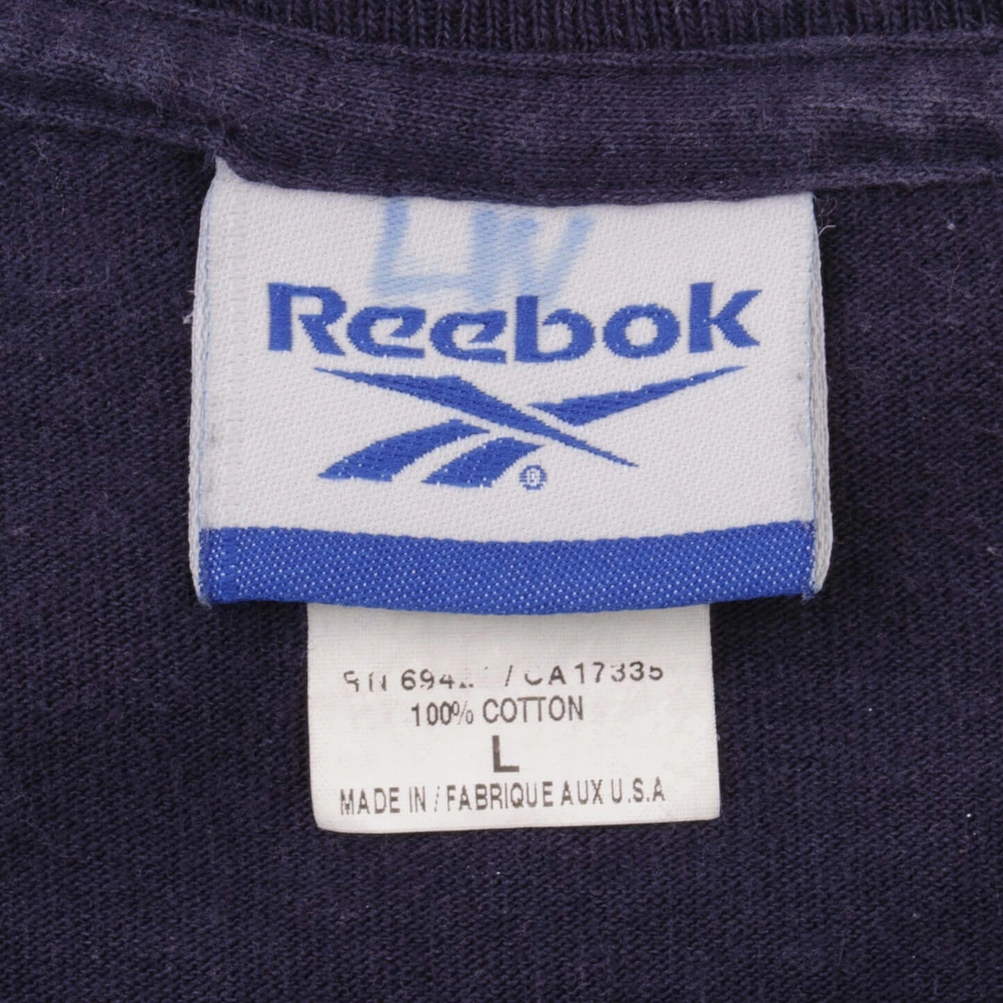 VINTAGE REEBOK 1990S TEE SHIRT SIZE LARGE MADE IN USA