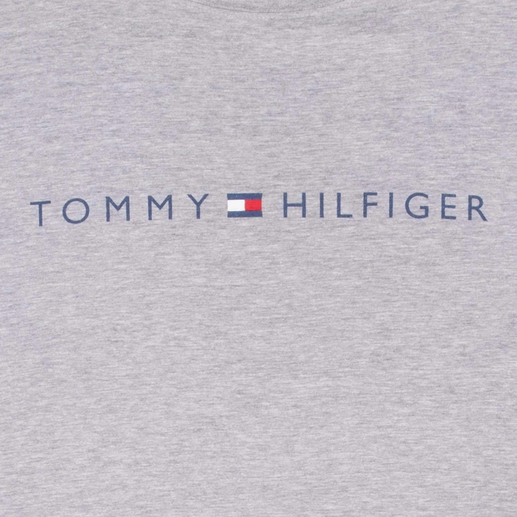 VINTAGE TOMMY HILFIGER GREY CLASSIC TEE SHIRT 2XL