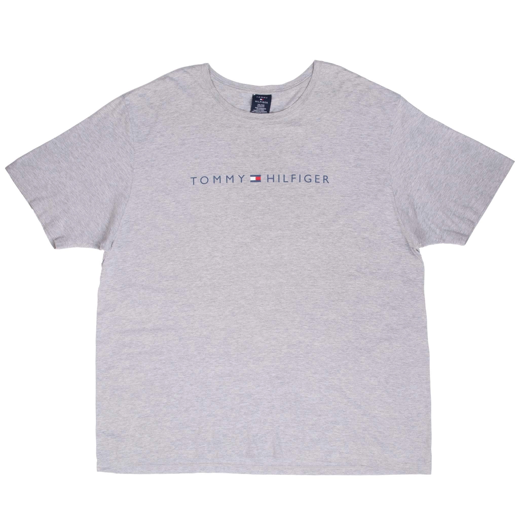 VINTAGE TOMMY HILFIGER GREY CLASSIC TEE SHIRT 2XL