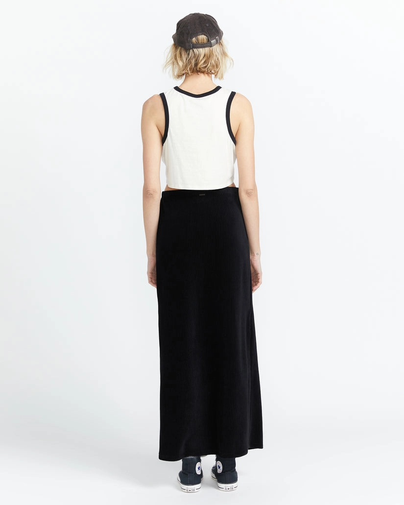 Volcom Cording To U Skirt Black