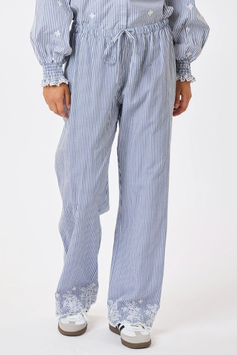 William Stripe Pants | Blue | Bukser fra Neo Noir