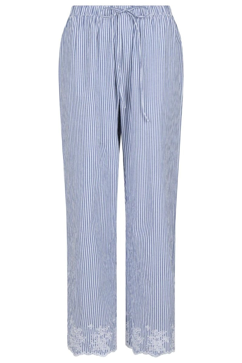William Stripe Pants | Blue | Bukser fra Neo Noir