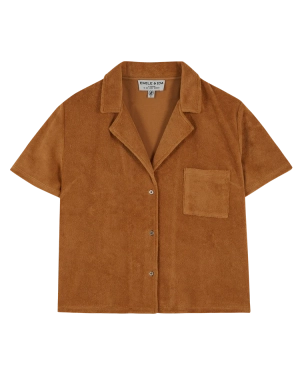 Women Shirt Towelling Honey - قصيرة