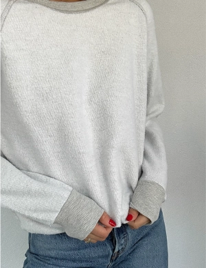 Ziggy Inside Out Sweatshirt, Heather Grey